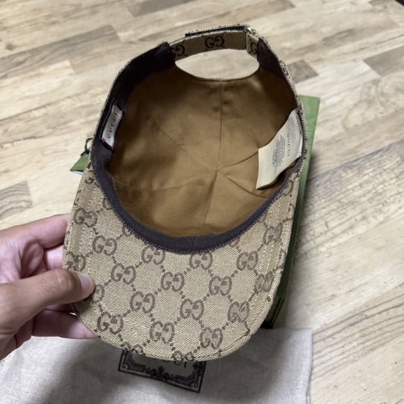 Gucci Tan Monogram Baseball Cap - Picture 2 of 3